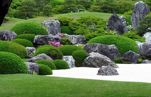 Karesansui meaning dry garden in Japanese is better known in the West as 